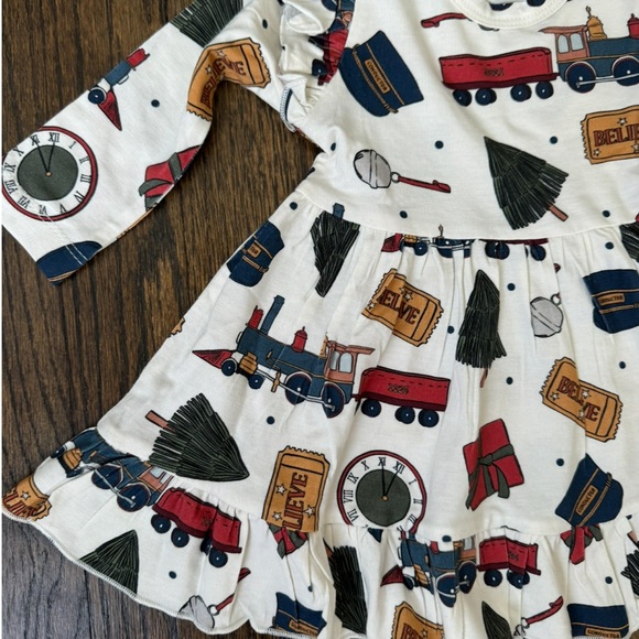 Baby girl Polar Express dress - Picture 2 of 3
